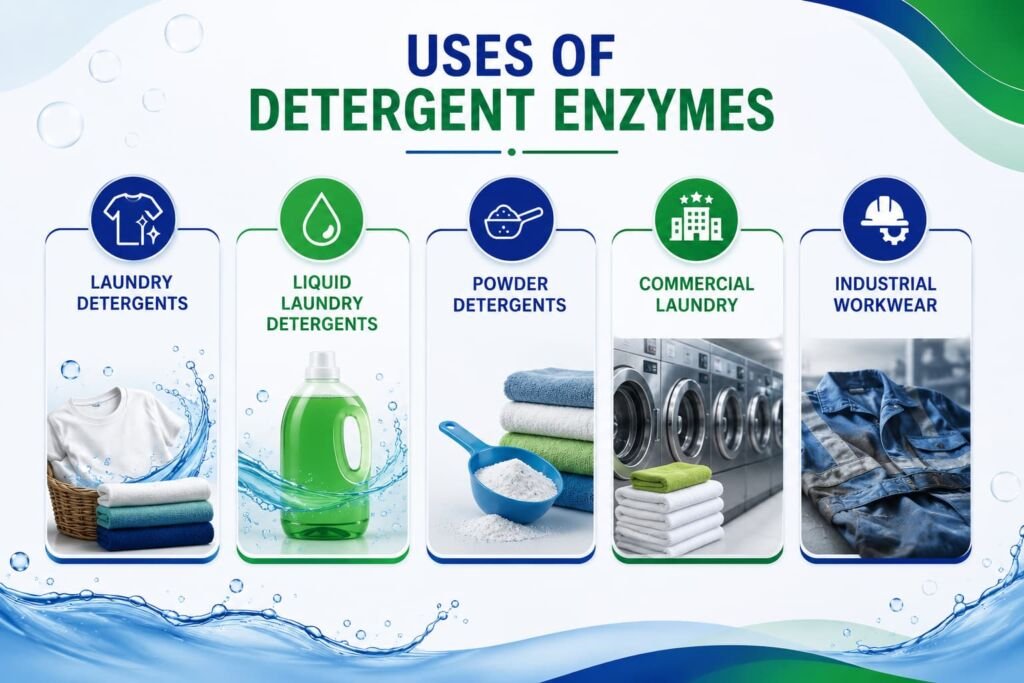 Uses of Detergent Enzymes