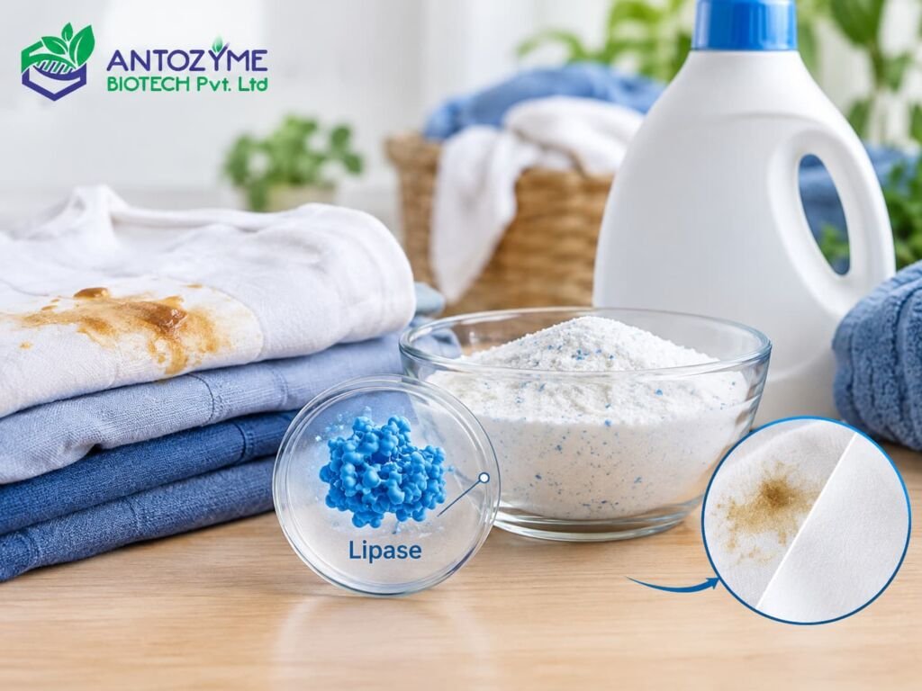 Lipase-Enhanced Laundry Cleaning Concept